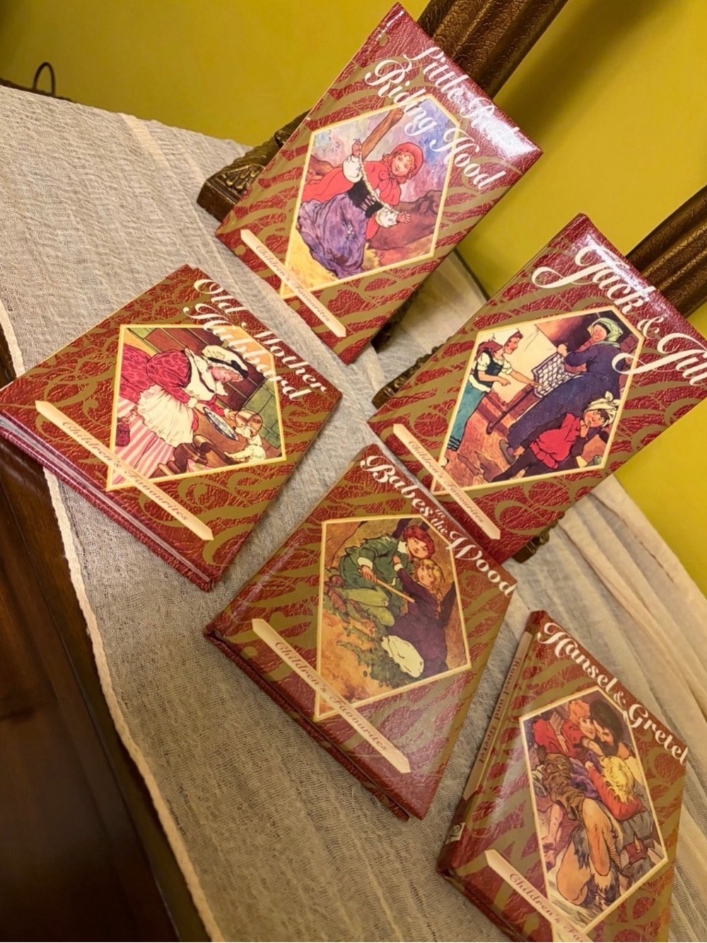 Vintage Children's Favourites Hardcover Book Lot - Set of 5 Fairy Tales